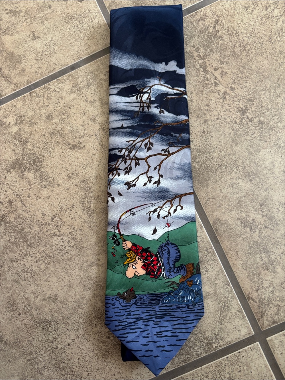 Balancine Hot Cakes Funny Fishing Themed Necktie